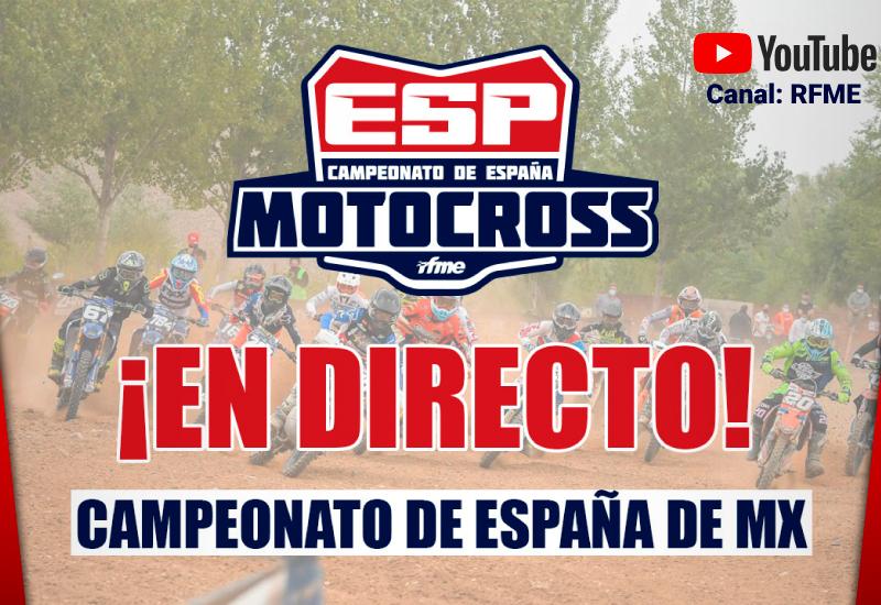 Sigue en Directo la primera prueba del Campeonato de España de Motocross 2021 en Montearagón, Toledo.
