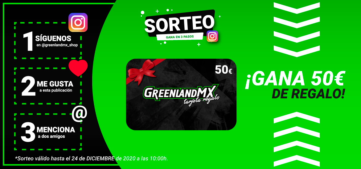 Participa y gana 50€ en GreenlandMX. 