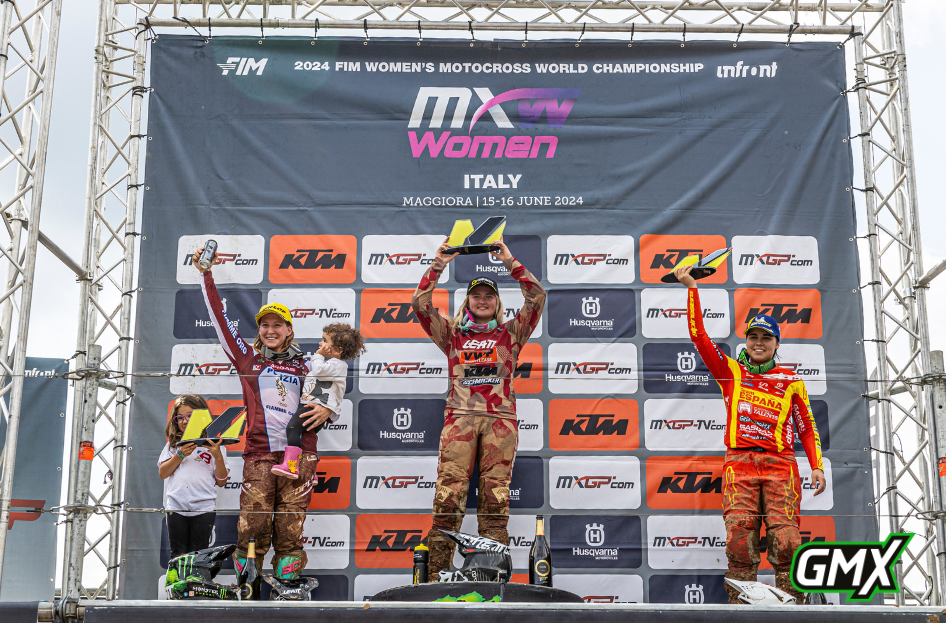 Daniela Guillén en el MXGP Italia 2024 Maggiora 