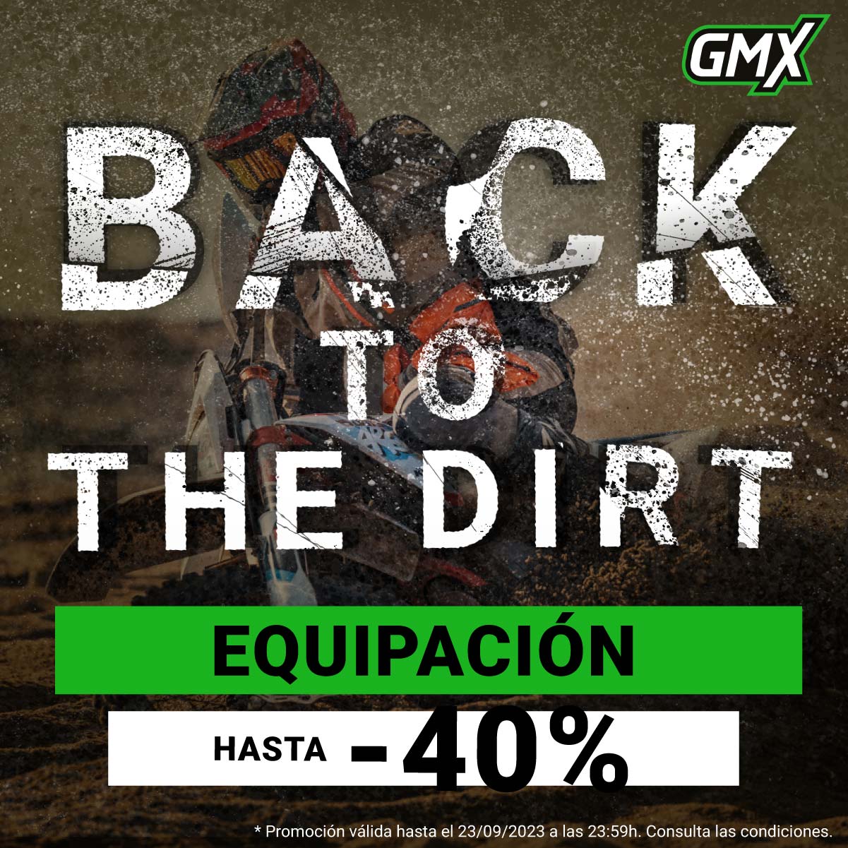Back to the dirt : Equipación Moto y Bici
