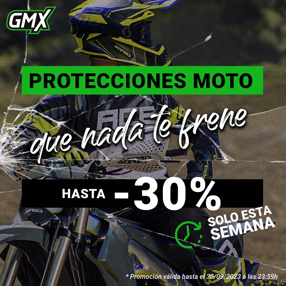 Protecciones Moto: hasta 40% de descuento en GreenlandMX