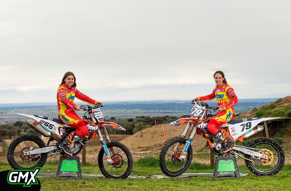 Gabriela Seisdedos y Daniela Guillén, las leonas del motocross, ponen rumbo a Loket para representar a España en el mundial de Motocross