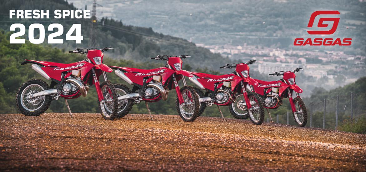 GASGAS presenta su nueva generación de motos de motocross y enduro para 2024.