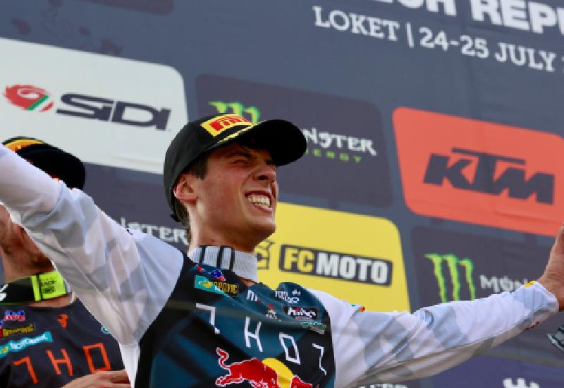 Jorge Prado logra podio en la quinta prueba del MXGP en Loket, República Checa, a sólo 17 puntos del líder.